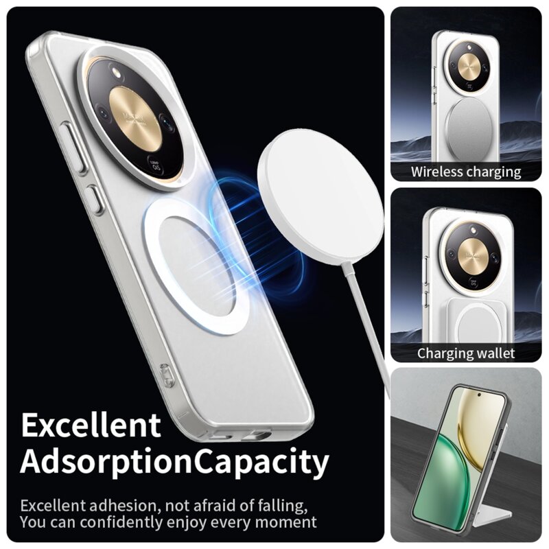 Husa Honor Magic8 Lite Techsuit CandyCase MagSafe, alb