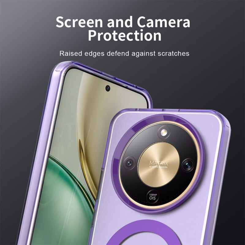 Husa Honor Magic8 Lite Techsuit CandyCase MagSafe, mov