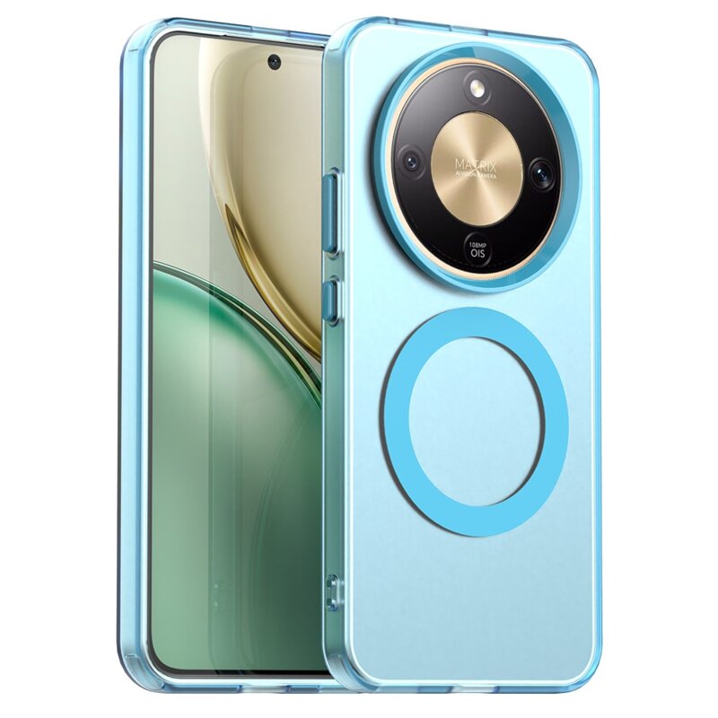 Husa Honor Magic8 Lite Techsuit CandyCase MagSafe, albastru