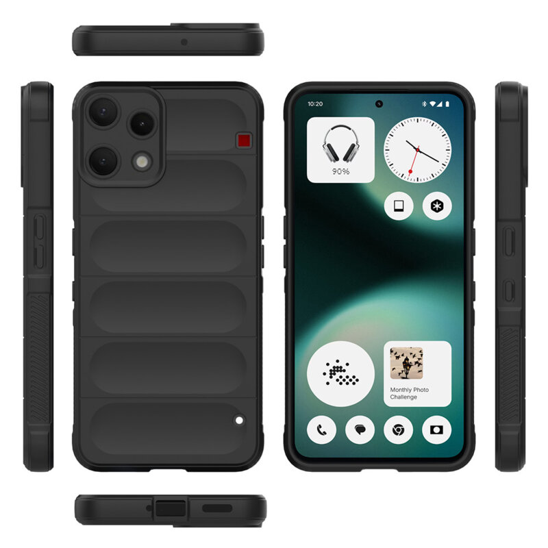 Husa Nothing Phone (3a) Lite Techsuit Magic Shield, negru