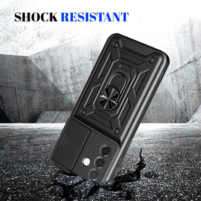 Husa Samsung Galaxy A37 5G protectie camera Techsuit CamShield Series, auriu