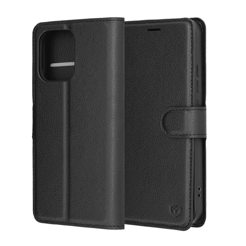 Husa Oppo A6 Pro 5G Techsuit Leather Folio, negru