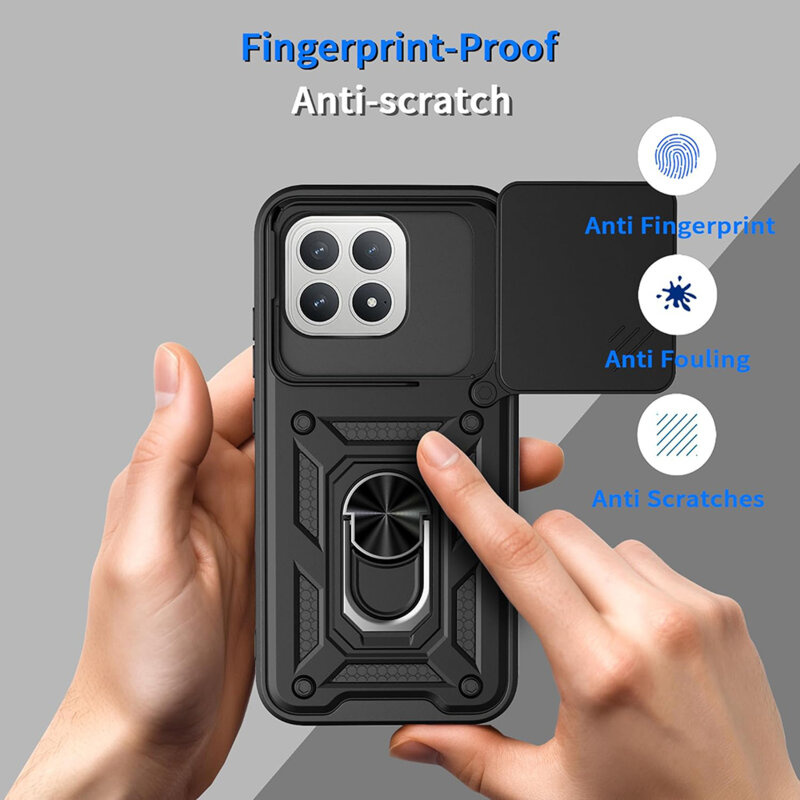 Husa Xiaomi Poco F8 Pro protectie camera Techsuit CamShield Series, albastru