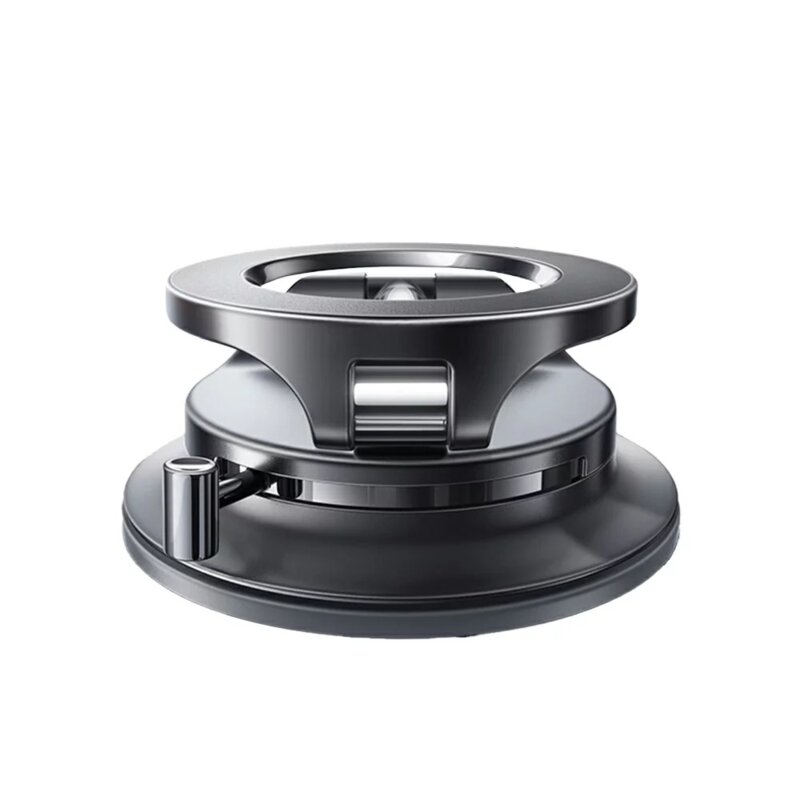 Suport auto de telefon cu magnet, pliabil Lisen, negru, A608