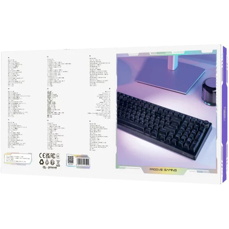 Tastatura gaming 98 keys Proove Slicker, 4000mAh, WKSLEN00022401
