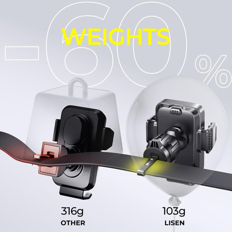 Suport auto cu incarcare wireless, 15W Lisen, YL0225030014