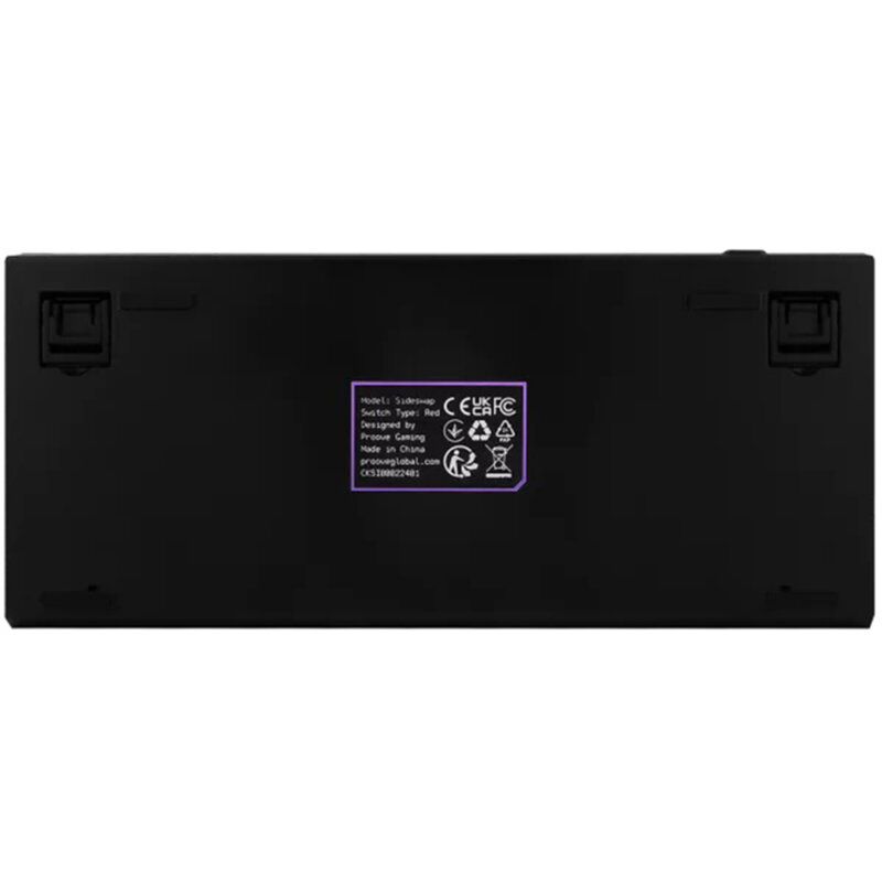 Tastatura mecanica cu fir Proove Sideswap, 1.5m, CKSIEN00022401