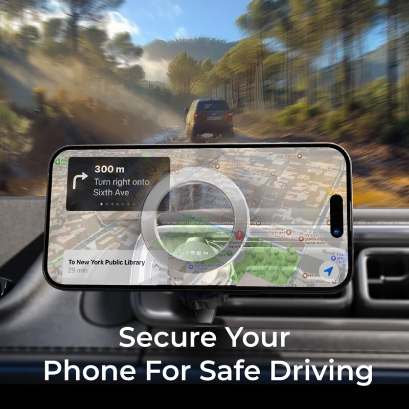 Suport telefon auto MagSafe, universal Lisen, YL0223110033