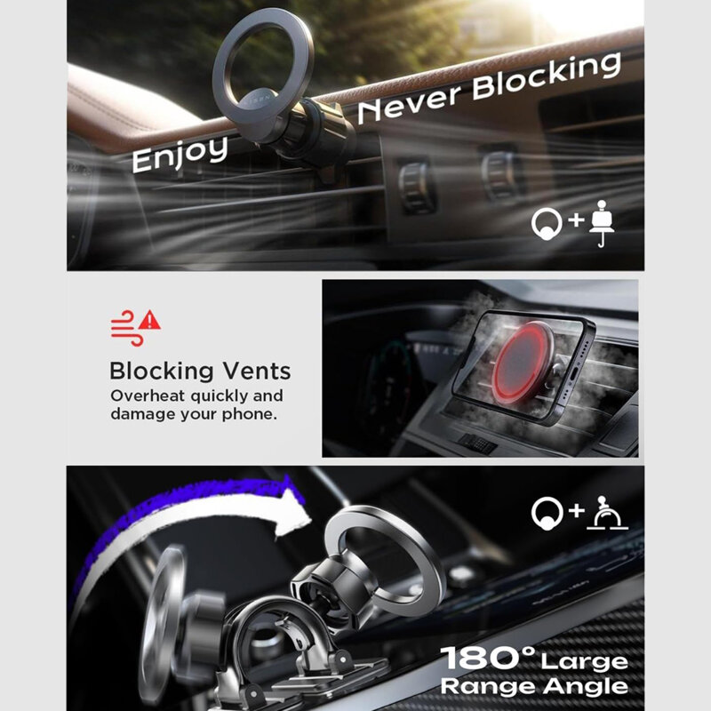 Suport telefon auto MagSafe, universal Lisen, YL0223110033