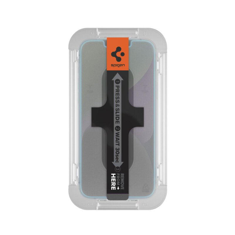Folie iPhone 14 Spigen Glas.tR EZ Fit, transparenta