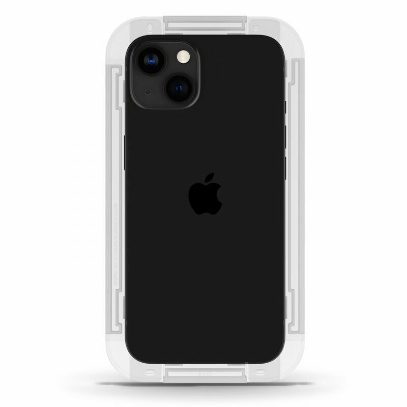 [Pachet 2x] Folie iPhone 13 Pro Spigen Glas.tR EZ Fit, transparenta