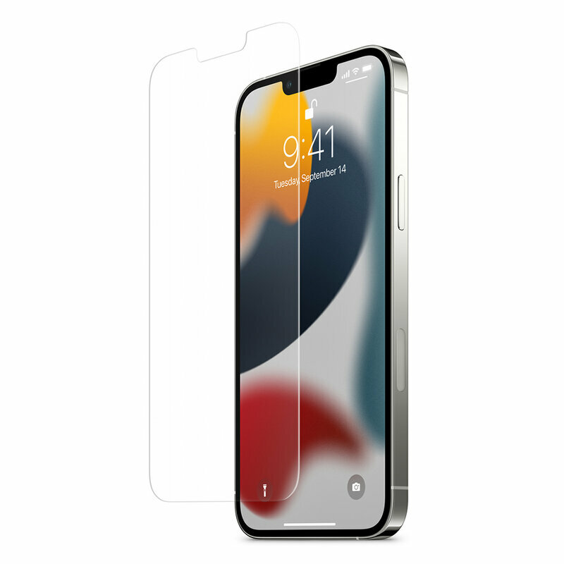 [Pachet 2x] Folie iPhone 14 Spigen Glas.tR EZ Fit, transparenta