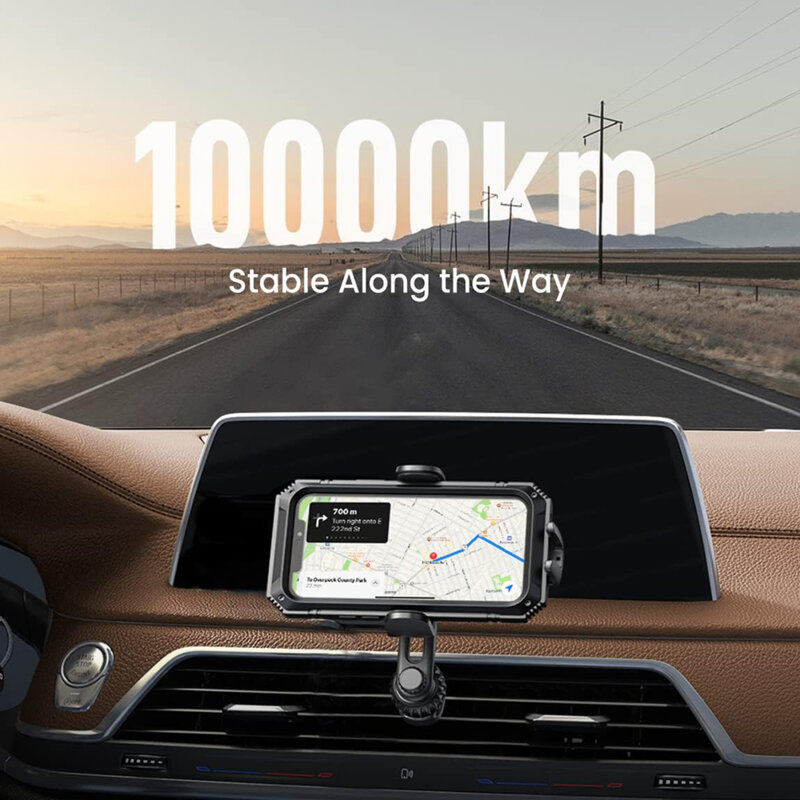 Suport auto pentru telefon, universal Lisen, negru