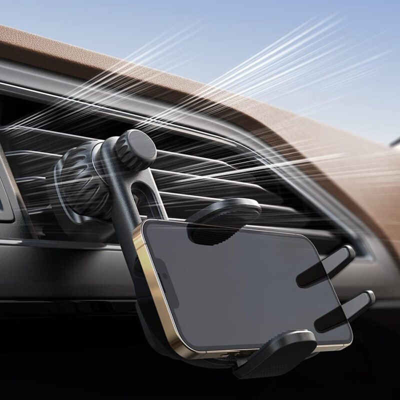 Suport auto pentru telefon, universal Lisen, negru