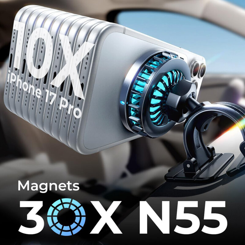 Suport auto MagSafe + incarcator auto USB, Type-C Lisen, 15W