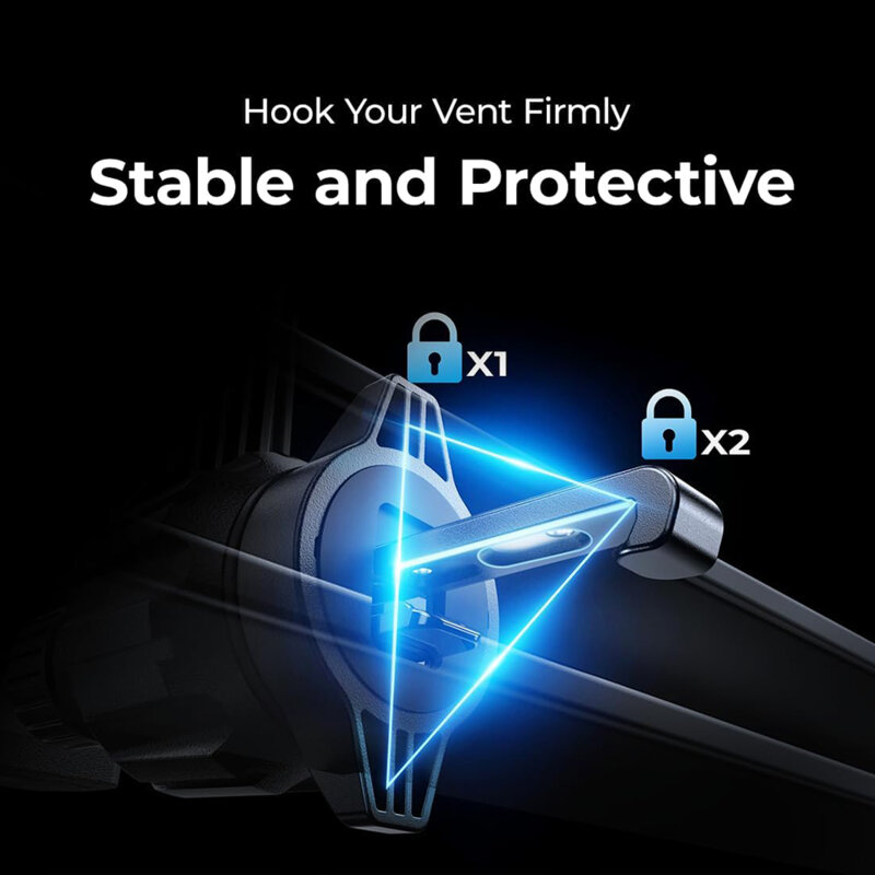 Suport telefon auto universal, telescopic Lisen, 2E781, negru