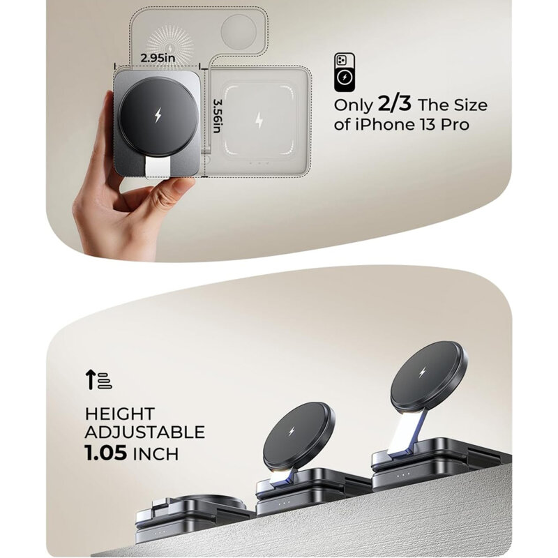 Incarcator wireless MagSafe Qi2, Type-C Lisen, YL0324090008