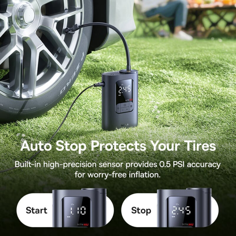 Compresor auto, pompa electrica cu display Baseus, C0119701