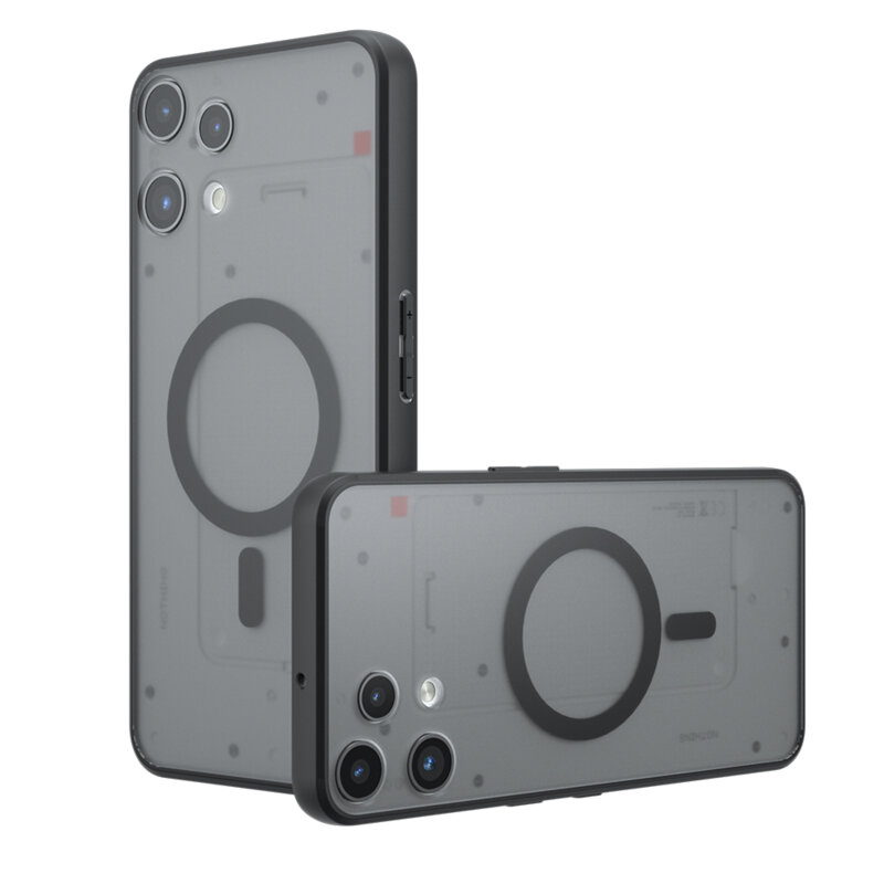 Husa Nothing Phone (3a) Lite Techsuit PureFrost MagSafe, negru frost