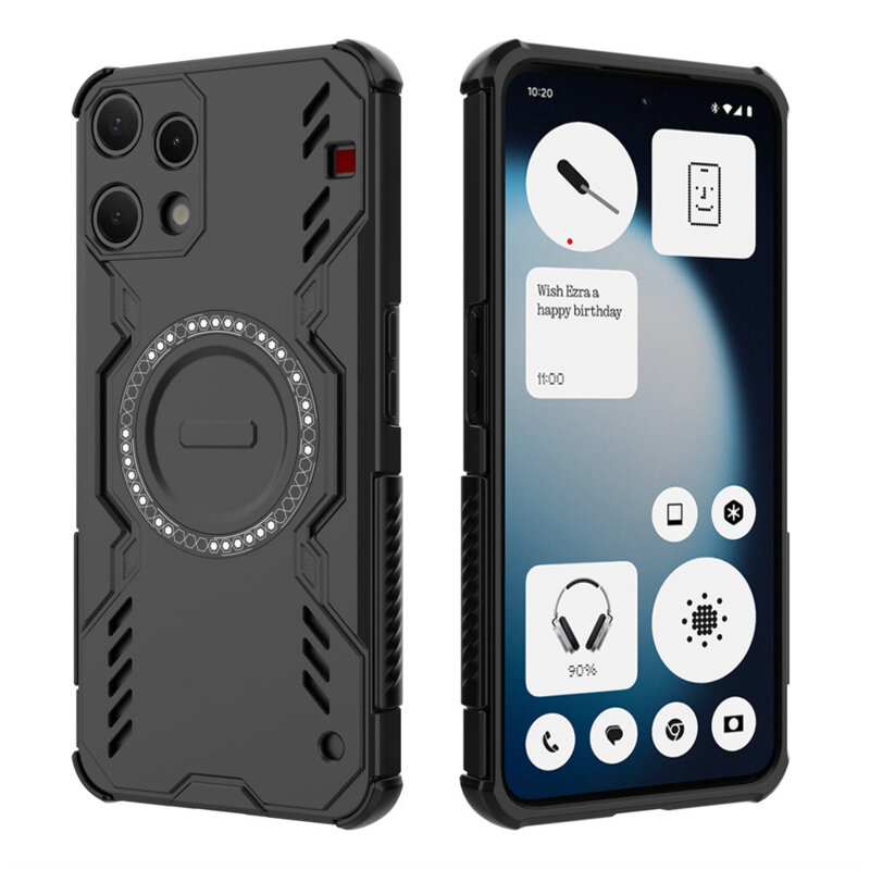 Husa Nothing Phone (3a) Lite Techsuit ArmorMag Case, negru
