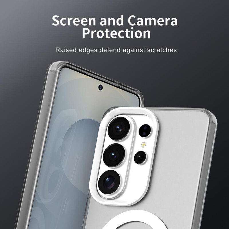 Husa Samsung Galaxy S26 Ultra Techsuit CandyCase MagSafe, alb