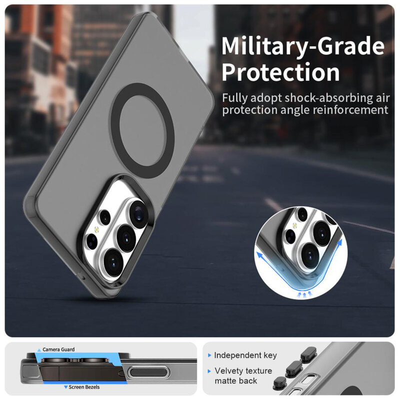 Husa Samsung Galaxy S26 Ultra Techsuit CandyCase MagSafe, negru