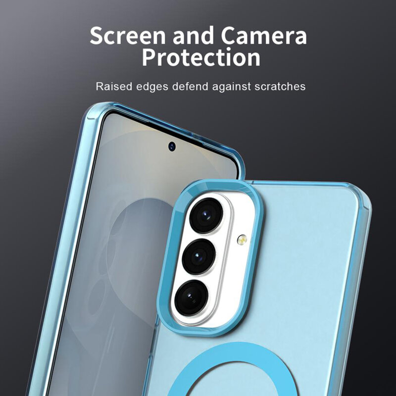 Husa Samsung Galaxy S26 Plus Techsuit CandyCase MagSafe, albastru