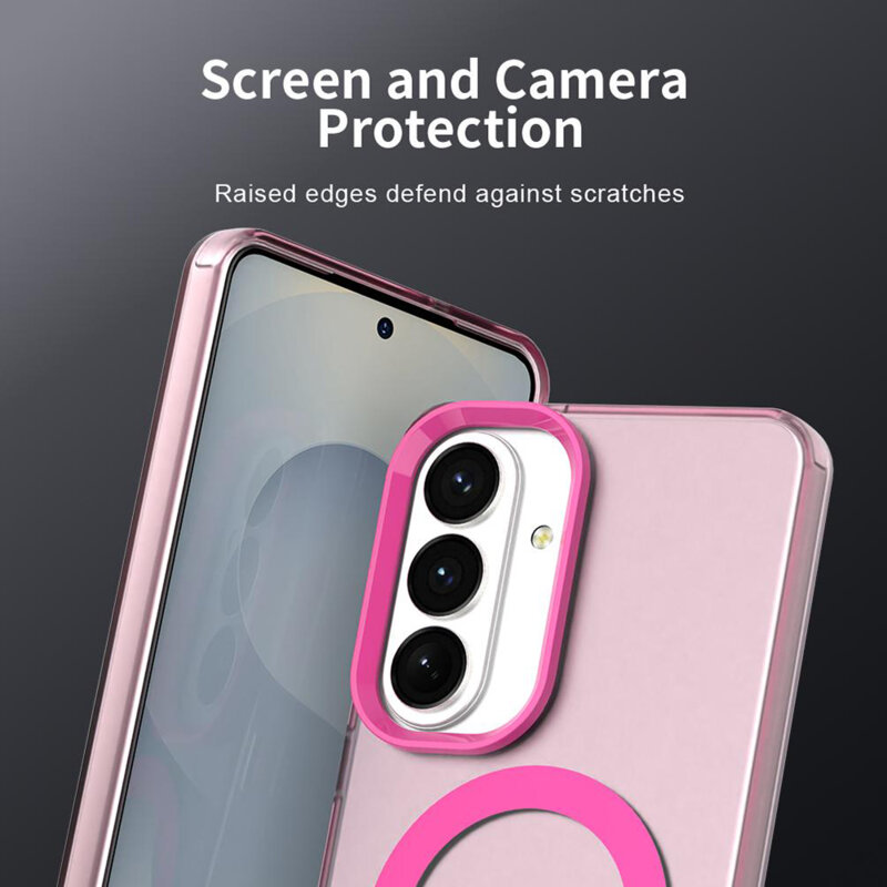 Husa Samsung Galaxy S26 Plus Techsuit CandyCase MagSafe, roz