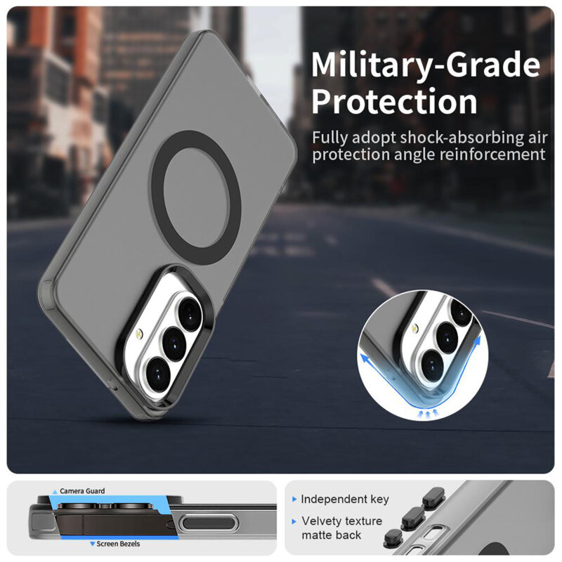 Husa Samsung Galaxy S26 Plus Techsuit CandyCase MagSafe, negru