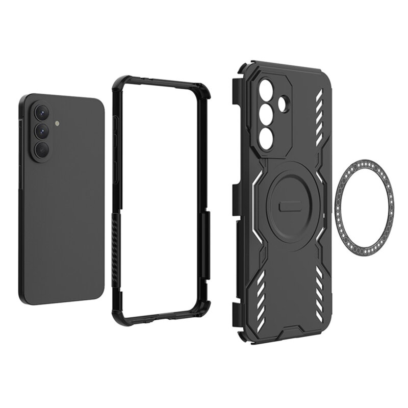 Husa Samsung Galaxy A37 5G Techsuit ArmorMag Case, negru