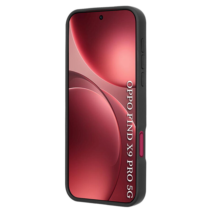 Husa Oppo Find X9 Pro Techsuit Glinth cu inel suport stand magnetic, negru