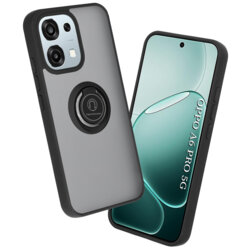 Husa Oppo A6 Pro 5G Techsuit Glinth cu inel suport stand magnetic, negru