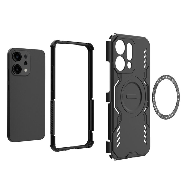 Husa Oppo A6 Pro 4G Techsuit ArmorMag Case, negru