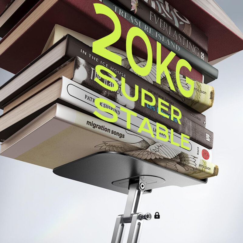 Suport de birou pentru tableta, pliabil Lisen Q18, negru