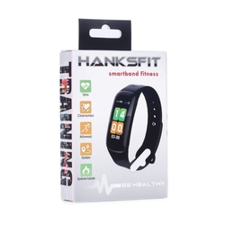 Bratara Bluetooth SmartFitness Hanksfit S-Fit18 - Black