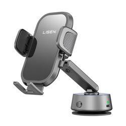 Suport telefon auto electric cu prindere de bord Lisen, A680