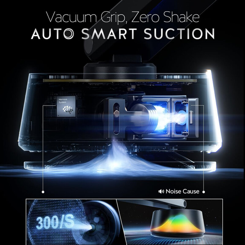 Suport telefon auto electric cu prindere de bord Lisen, A680