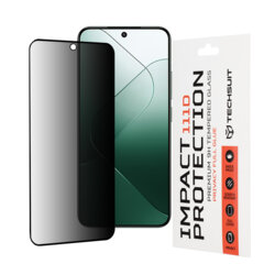 Folie sticla Xiaomi 14 Techsuit 111D Privacy Full Glue, negru