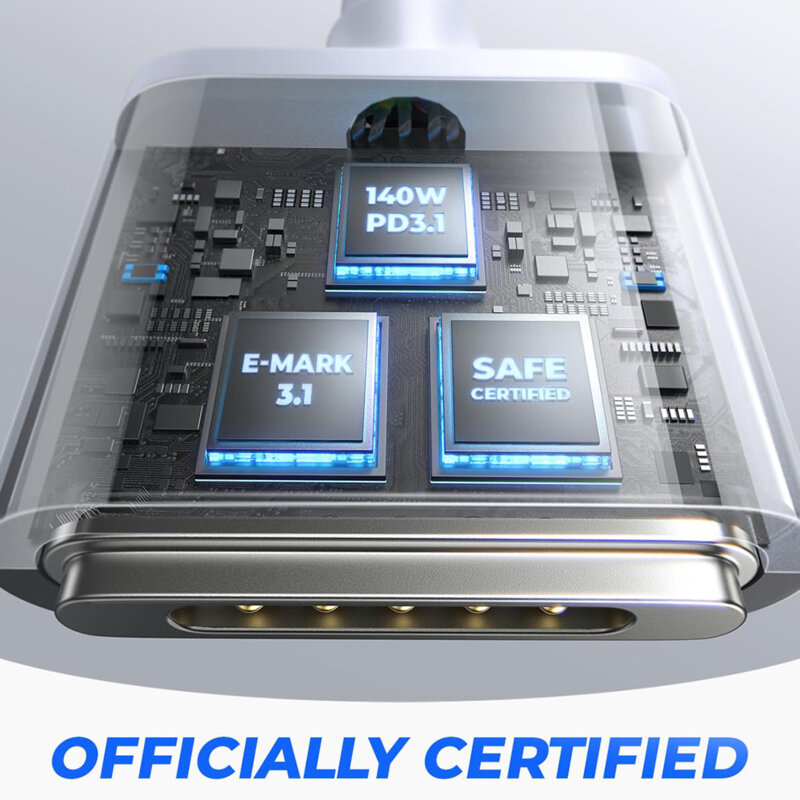 Cablu Type-C, MagSafe 3 Lisen, 140W, 2m, YL0123070001