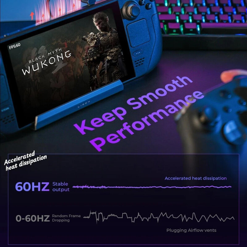 Statie de incarcare, cooler consola gaming Lisen S1, YL0423110005