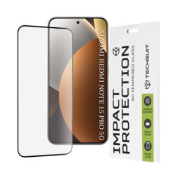 Folie sticla Xiaomi Redmi Note 15 Pro 5G Techsuit 111D Full Glue Full Cover, negru