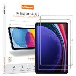 [Pachet 2x] Folie sticla Samsung Galaxy Tab S10 FE Techsuit ArmorGlass CrystalHD, transparenta