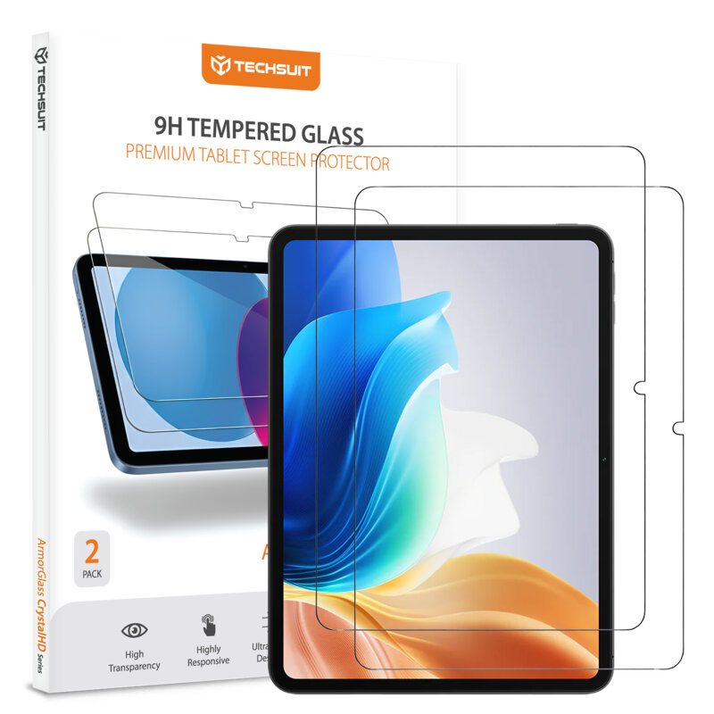 [Pachet 2x] Folie sticla Oppo Pad Air2 Techsuit ArmorGlass CrystalHD, transparenta