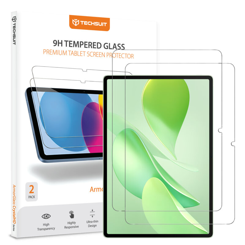[Pachet 2x] Folie sticla Huawei MatePad 12 X (2025) Techsuit ArmorGlass CrystalHD, transparenta