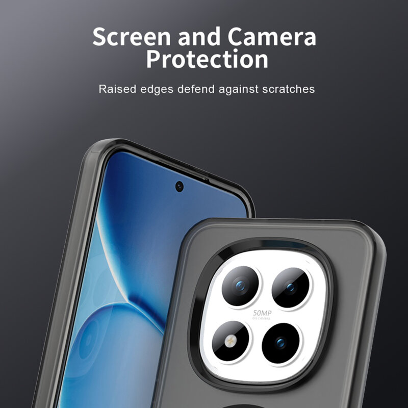 Husa Xiaomi Poco M8 Pro 5G Techsuit CandyCase MagSafe, negru