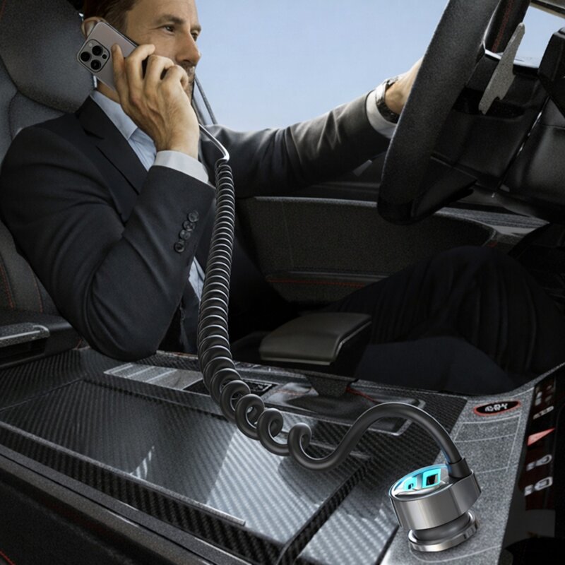 Incarcator auto Fast Charge cu cablu tip C Lisen, YL0223120020