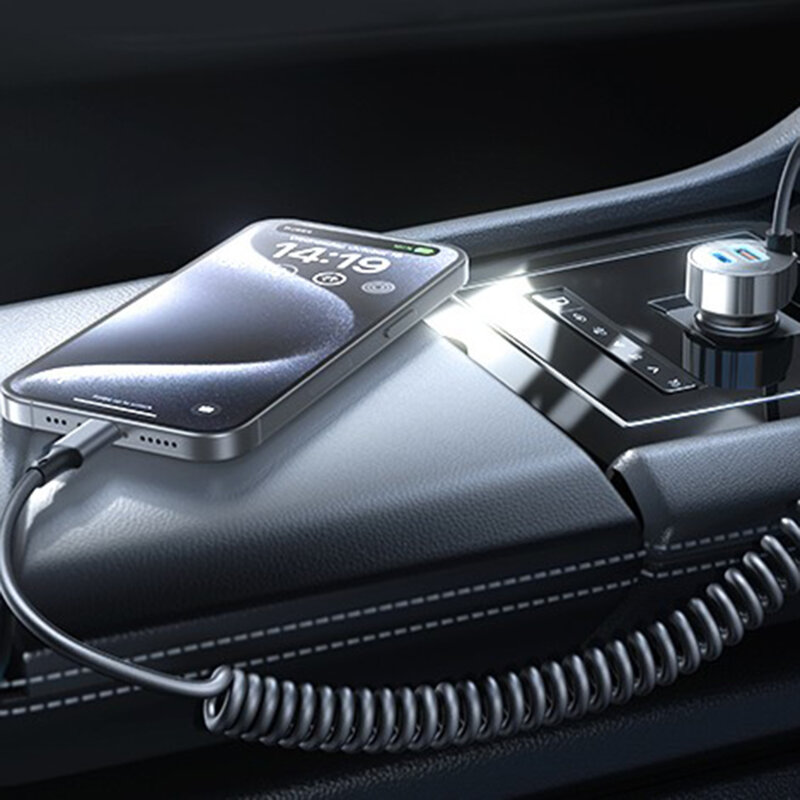 Incarcator auto Fast Charge cu cablu tip C Lisen, YL0223120020