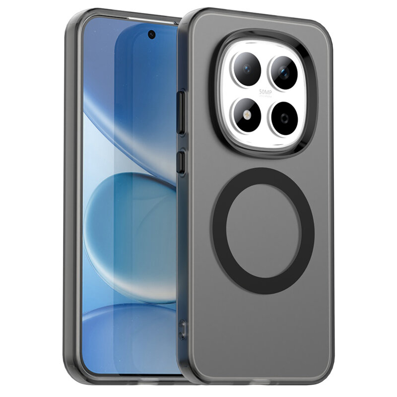 Husa Xiaomi Redmi Note 15 Pro 5G Techsuit CandyCase MagSafe, negru