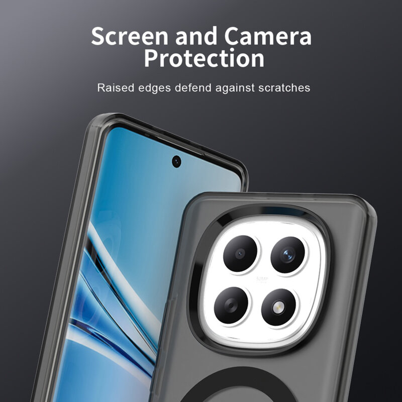 Husa Xiaomi Poco M8 5G Techsuit CandyCase MagSafe, negru