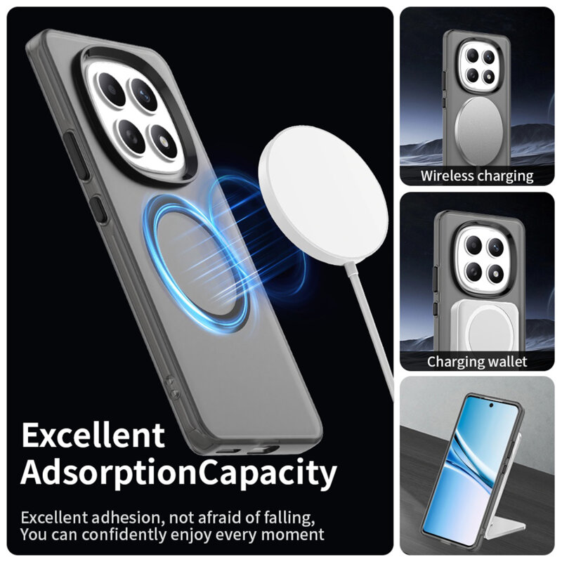 Husa Xiaomi Poco M8 5G Techsuit CandyCase MagSafe, negru